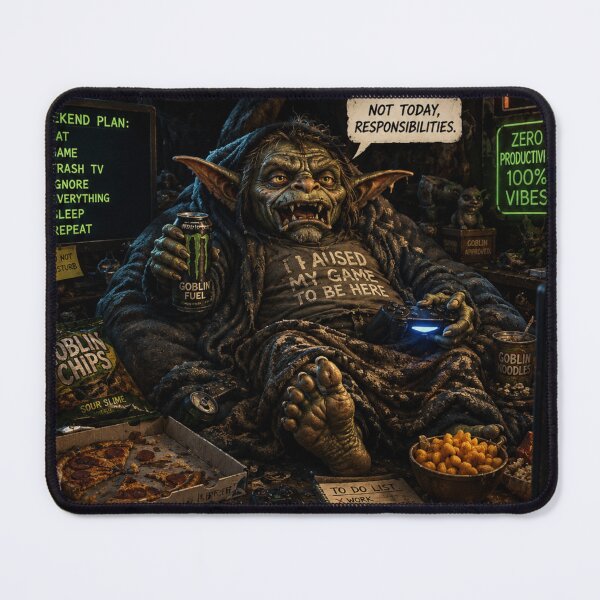 Item preview, Goblin Mode Weekend Funny Gaming Lazy Humor Introvert Gift designed and sold by irfanshikh.