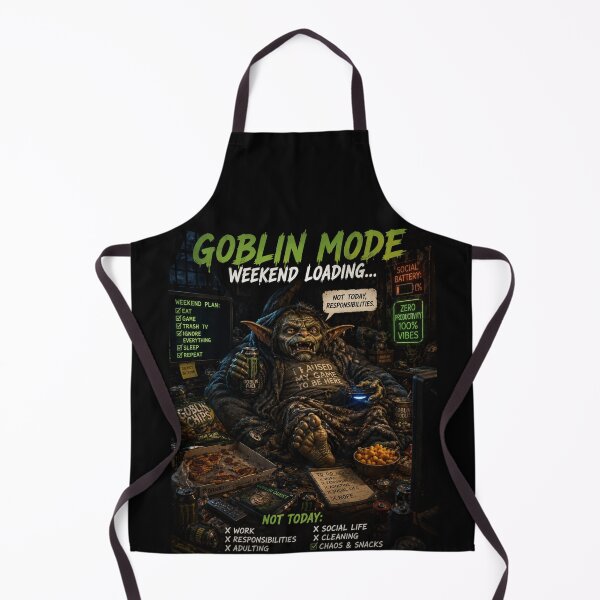 Item preview, Goblin Mode Weekend Funny Gaming Lazy Humor Introvert Gift designed and sold by irfanshikh.
