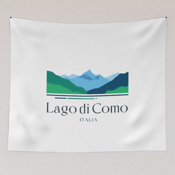 Item preview, Lago Di Como Italia Lake Mountain Travel Vacation designed and sold by Simsimah26Parks.