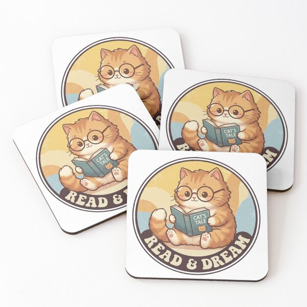 Item preview, Cute Cat Reading Book designed and sold by 0606PM.