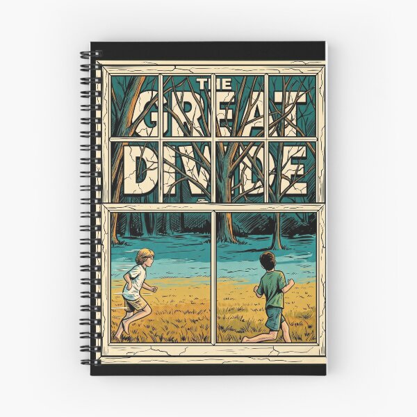 Item preview, The Great Divide Nostalgic Window Boys Running Art designed and sold by Brilleking.