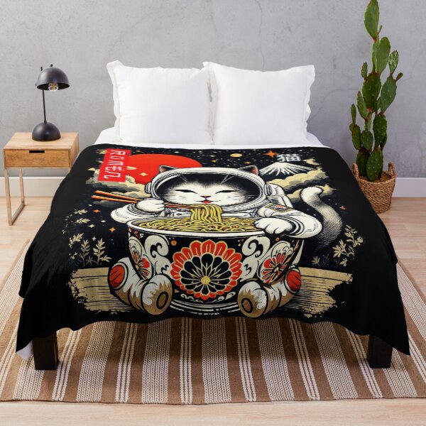 Item preview, Ramen Neko Cat Astronaut Space Japanese Food Lover designed and sold by AmaXONIC.