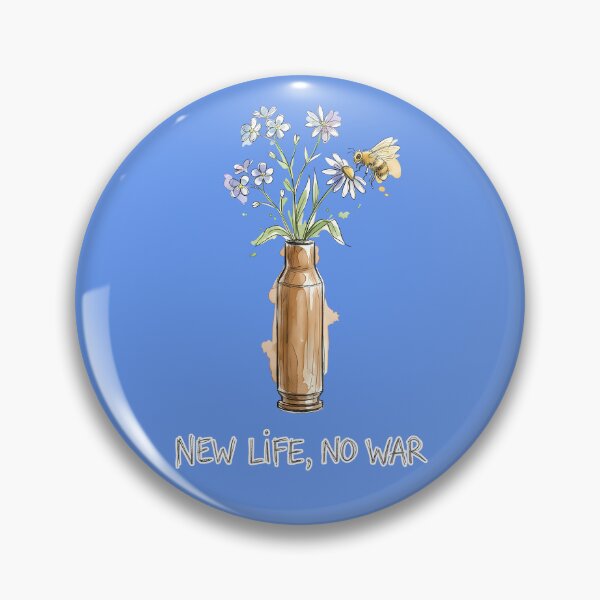 Item preview, New Life No War - Flowers in Bullet Casing Art designed and sold by SoulPT.