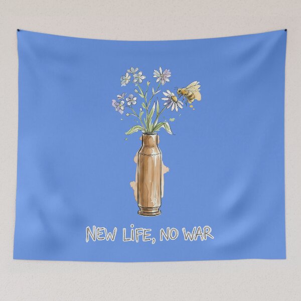 Item preview, New Life No War - Flowers in Bullet Casing Art designed and sold by SoulPT.