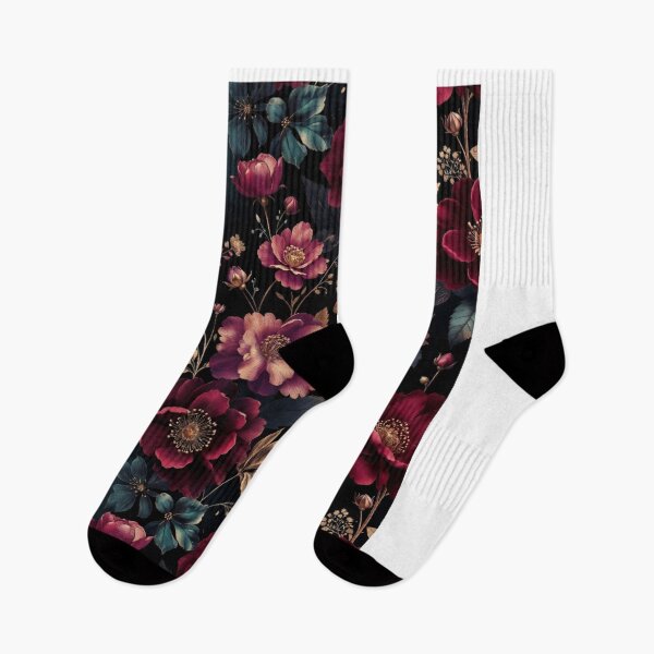 Item preview, Burgundy Floral Pattern | Dark Romantic Flowers | Luxury Botanical Design designed and sold by GalleryPeak.