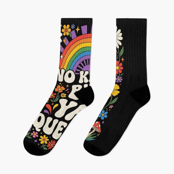 Item preview, No Kings But Yas Queens Retro Rainbow Pride Protest Shirt designed and sold by ArcaneArtistry.