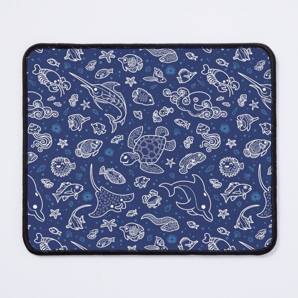 Item preview, Aquatic Outline Pattern designed and sold by Wayne Minnis.