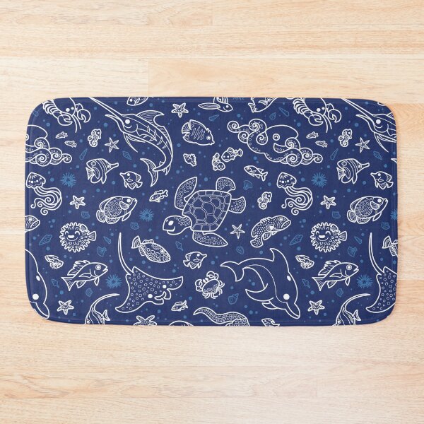 Item preview, Aquatic Outline Pattern designed and sold by Wayne Minnis.