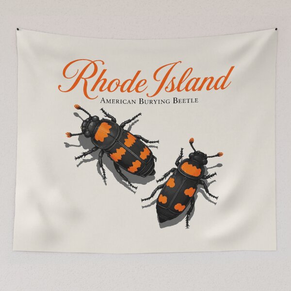 Item preview, Rhode Island American Burying Beetle Poster designed and sold by The-Drip-Studio.