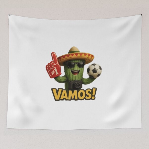 Item preview, Vamos Cactus Soccer designed and sold by syndia2209.