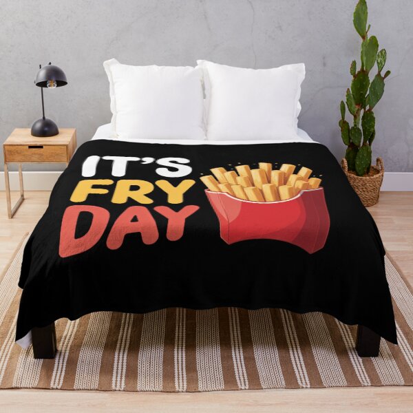 Item preview, It's Fry Day - Potato Food Eater French Fries Lover designed and sold by SapfireStuArt.