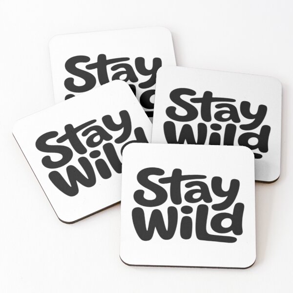 Item preview, Stay Wild Retro Typography Design designed and sold by Pacificdubey.