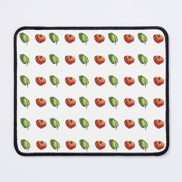 Item preview, Tomato and Basil Set - Watercolor art designed and sold by AquarellChill.
