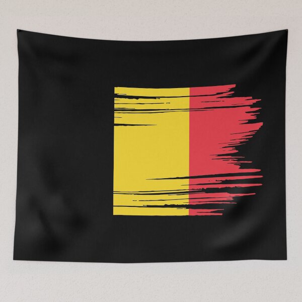 Item preview, Distressed Belgium Flag designed and sold by shitpostee.