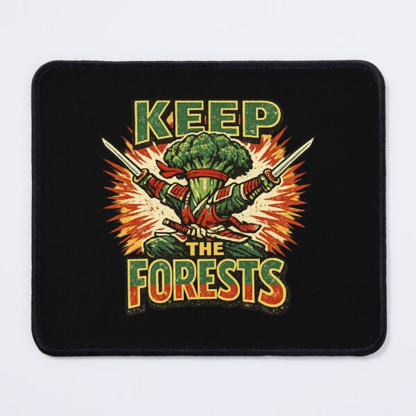 Item preview, Broccoli Bushido – KEEP THE FORESTS Hero  designed and sold by Moedex.