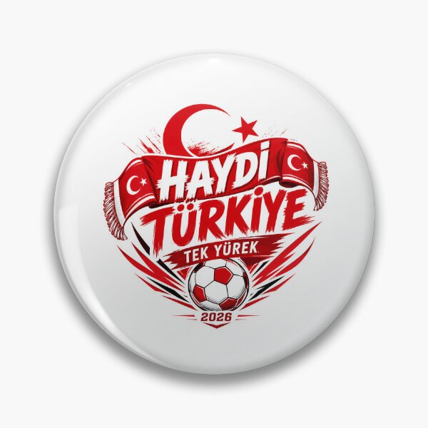 Item preview, Turkey 2026 Haydi Football Pride designed and sold by RedCircleArt.