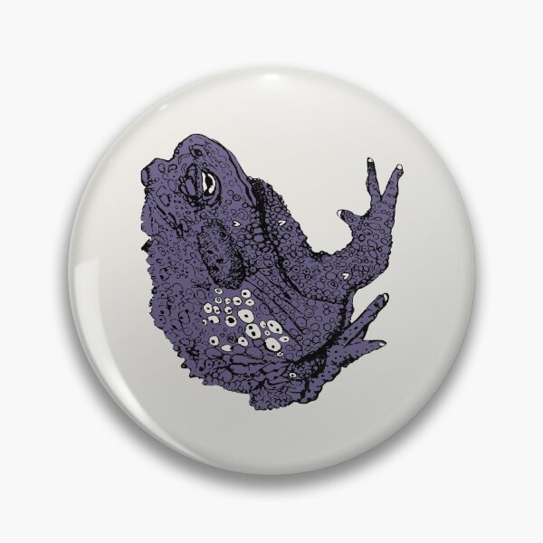 Item preview, Toad - BG (#F0EEE9) and C1 (#675D87) designed and sold by The Stippler Process.