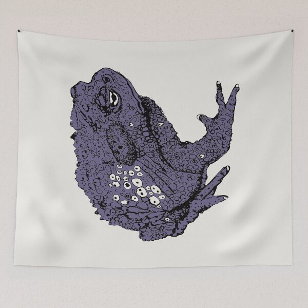 Item preview, Toad - BG (#F0EEE9) and C1 (#675D87) designed and sold by The Stippler Process.