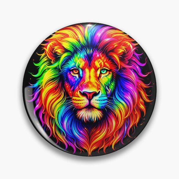 Item preview, Apex Lion: Spectrum - Rainbow Pride Lion - Majestic Inclusive Love designed and sold by David Brookes Digital.