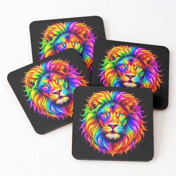 Item preview, Apex Lion: Spectrum - Rainbow Pride Lion - Majestic Inclusive Love designed and sold by David Brookes Digital.