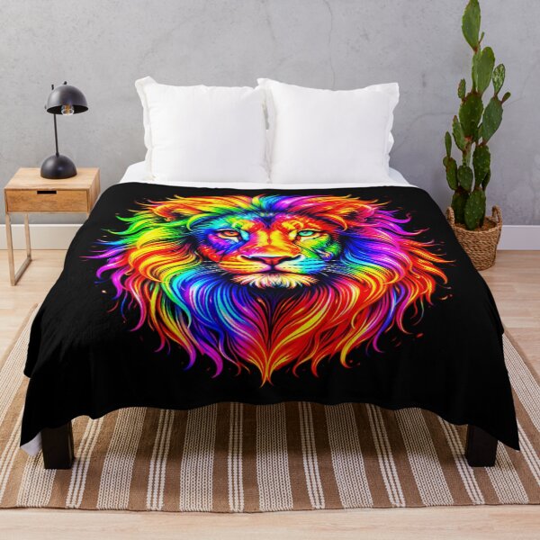 Item preview, Apex Lion: Spectrum - Rainbow Pride Lion - Majestic Inclusive Love designed and sold by David Brookes Digital.