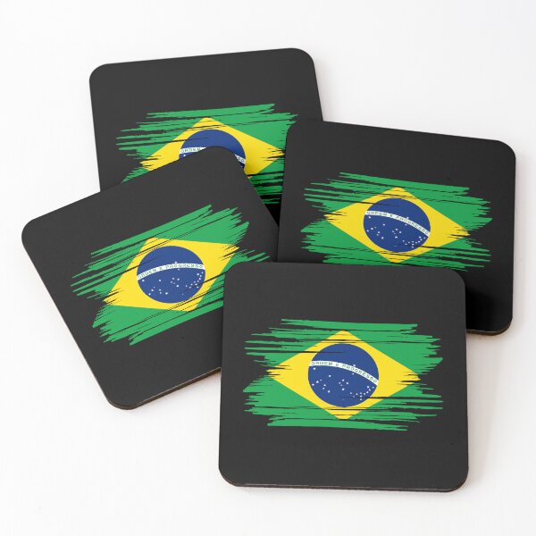 Item preview, Distressed Brazil Flag designed and sold by shitpostee.