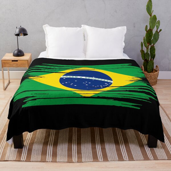 Item preview, Distressed Brazil Flag designed and sold by shitpostee.