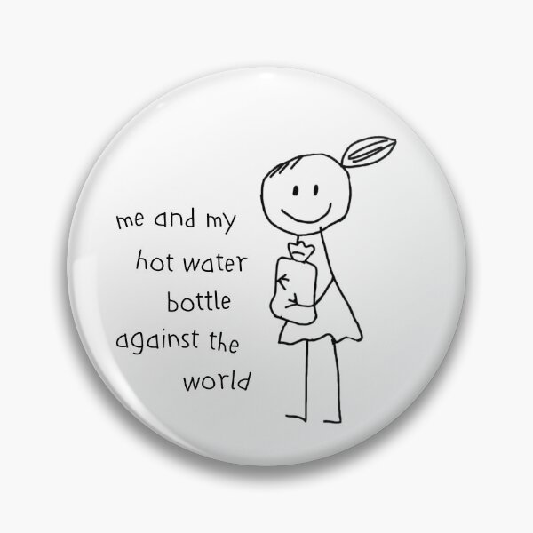 Item preview, Funny Chronic Illness Shirt Me and My Hot Water Bottle Against the World Spoonie Life Chronic Illness Humor Invisible Illness designed and sold by RealLifeMerchies.