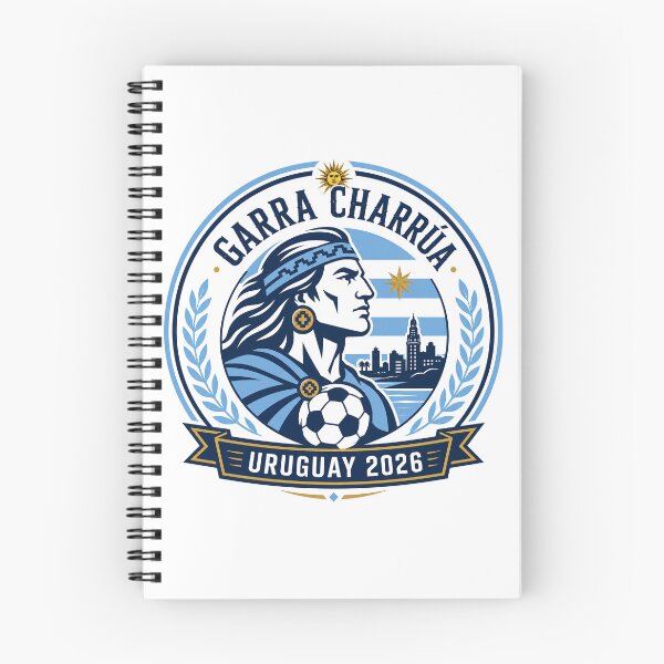 Item preview, Uruguay 2026 Garra Charrua Football Crest designed and sold by RedCircleArt.