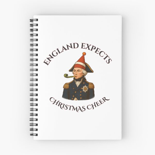 Item preview, Admiral Lord Horatio Nelson - England Expects Christmas Cheer designed and sold by MyriadNorfolk.