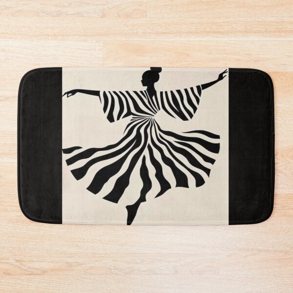 Item preview, Zebra Stripe Dancer Silhouette Artwork  designed and sold by NivyasArtistry.