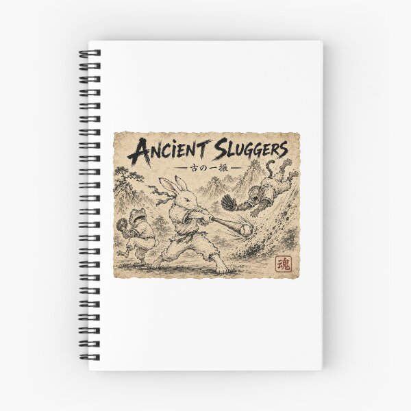 Item preview, Ancient Sluggers – Japanese Choju-giga Baseball Humor Sticker Art designed and sold by Locker39.