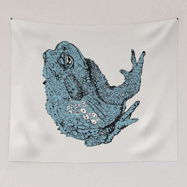 Item preview, Toad - BG (#F0EEE9) and C1 (#7AB3C3) designed and sold by The Stippler Process.