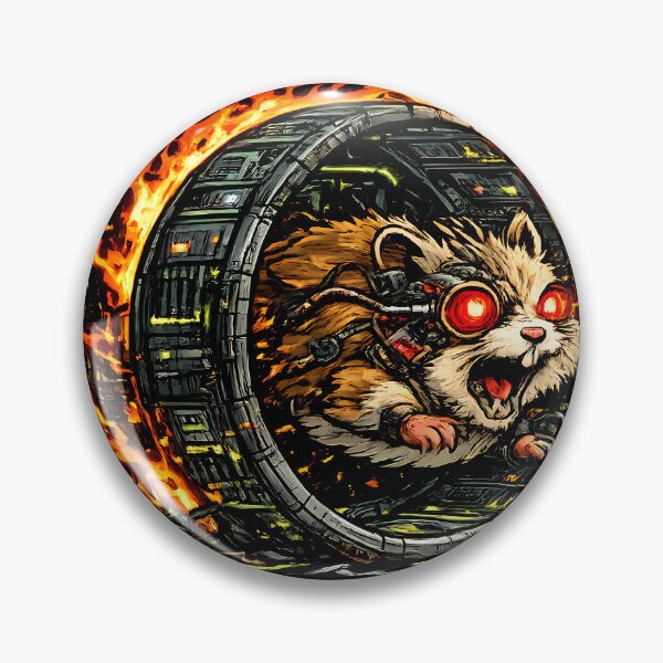 Item preview, Hustle Until You Break - Funny Cyberpunk Corporate Rat Race designed and sold by RebelVibeX.