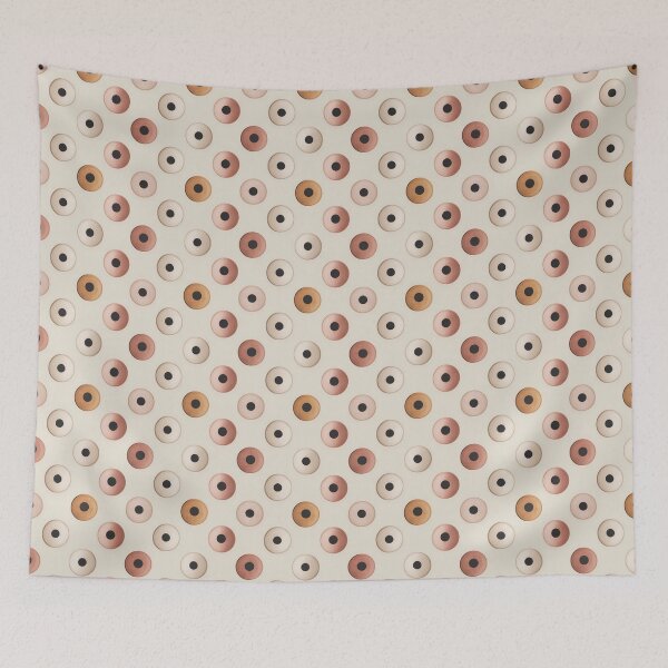 Item preview, Organic Polka Dot Pattern – Scandinavian Minimalist Hand-Painted Design designed and sold by Tamas Das.