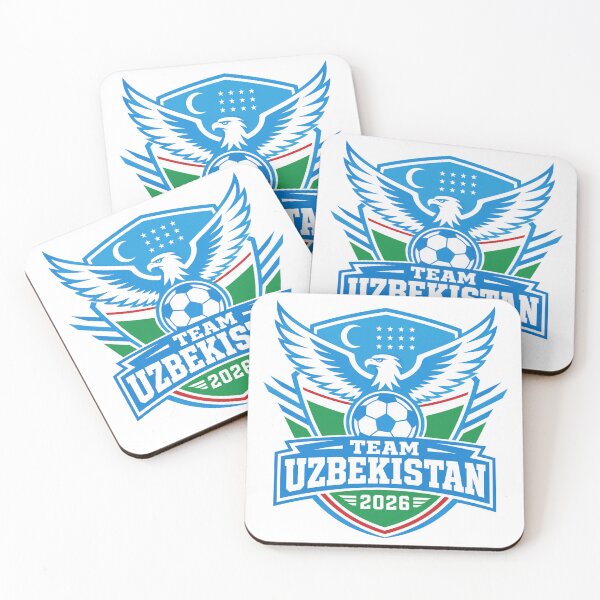 Item preview, Uzbekistan 2026 Football Eagle Crest designed and sold by RedCircleArt.