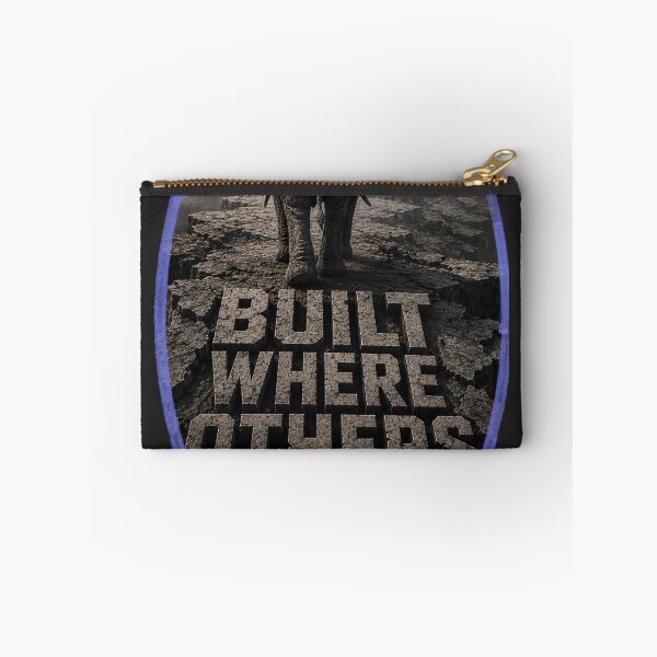 Item preview, Solo Founder Built Where Others Stop Elephant Brutalist Art Print designed and sold by SavannaStrikes.