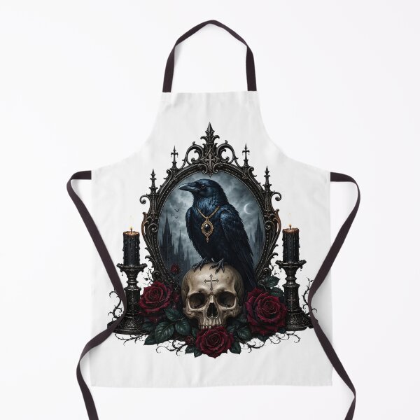 Item preview, Gothic Raven of the Dark Moon. designed and sold by HorrorInkStudio.