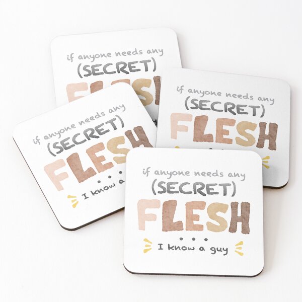 Item preview, Secret Flesh designed and sold by GOBLINSPodcast.