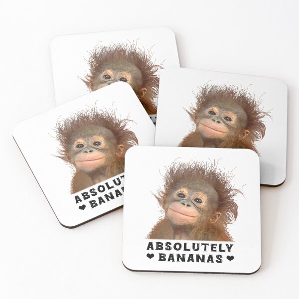 Item preview, Baby Orangutan Gunung International Animal Rescue Absolutely Bananas designed and sold by AnimalFriends1.
