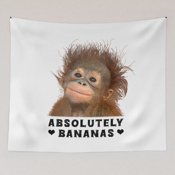 Item preview, Baby Orangutan Gunung International Animal Rescue Absolutely Bananas designed and sold by AnimalFriends1.