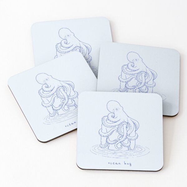 Item preview, Octopus Ocean Hug Tender Sea Illustration designed and sold by Lumi-Bloom.