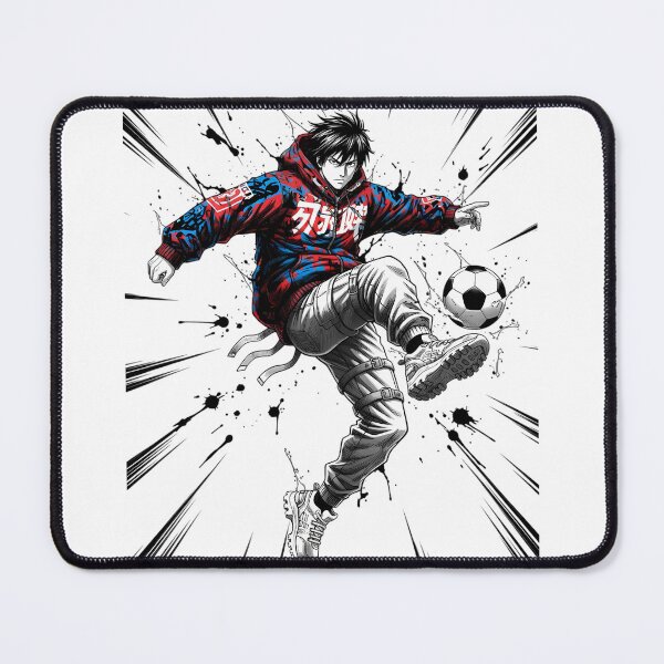 Item preview, Anime Manga Soccer Striker Dynamic Action Lines designed and sold by DripCultureLab.