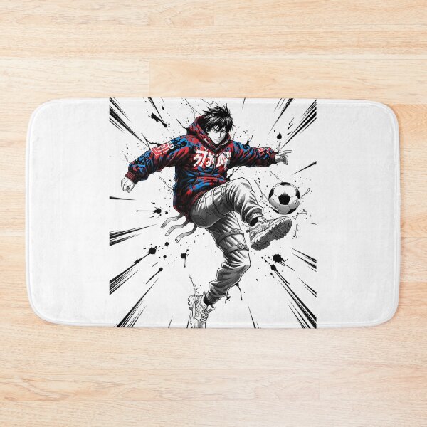 Item preview, Anime Manga Soccer Striker Dynamic Action Lines designed and sold by DripCultureLab.