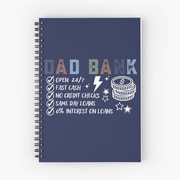 Item preview, Dad Bank Open 24 7 Funny Father's Day Gift Financial Humor Design designed and sold by tarzbol.