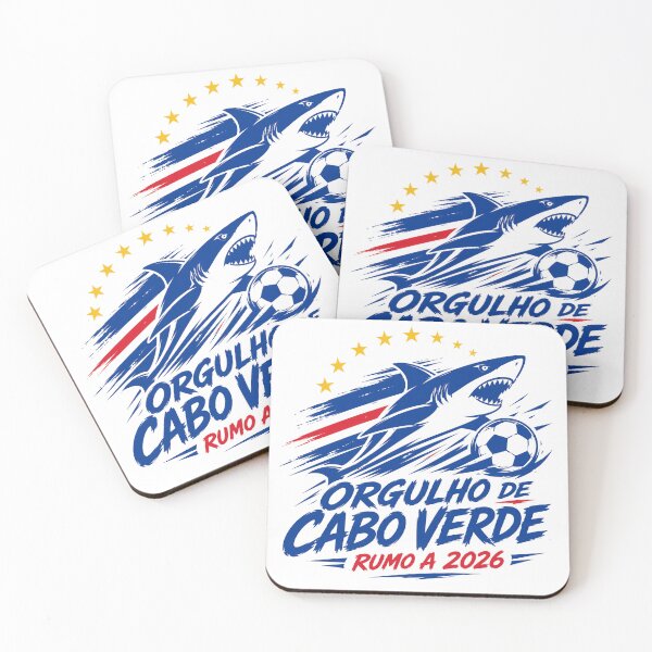 Item preview, Cape Verde 2026 Shark Football Design designed and sold by RedCircleArt.