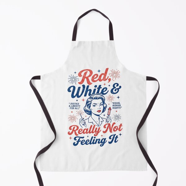 Item preview, Red, White & Really Not Feeling It Funny Patriotic Independence Day Shirt designed and sold by ArcaneArtistry.