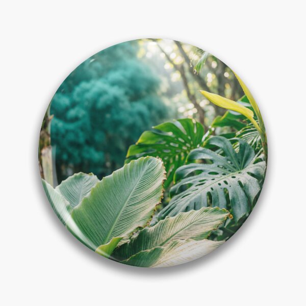 Item preview, Lush Tropical Paradise: Vibrant Green Leaves & Botanical Garden Photography designed and sold by stickyhubprinting.