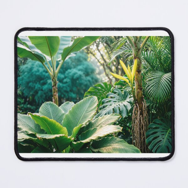 Item preview, Lush Tropical Paradise: Vibrant Green Leaves & Botanical Garden Photography designed and sold by stickyhubprinting.