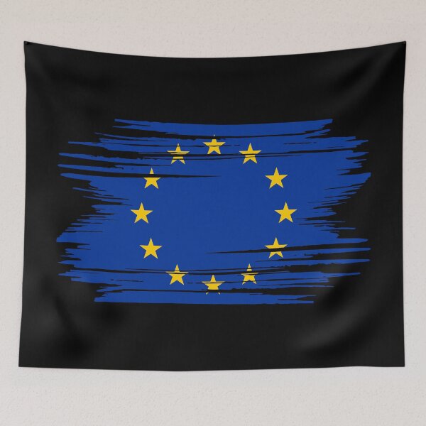 Item preview, Distressed European Union Flag designed and sold by shitpostee.